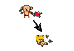 wind upのイラスト